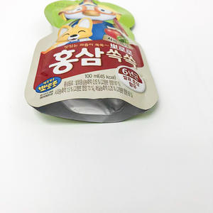 Pochette Doypack en aluminium et plastique de 100 ml, anti-fuite, avec bec verseur, qualité alimentaire, pour eau minérale, jus, boisson, liquide, avec bouchon thermoscellable - Product Image 2