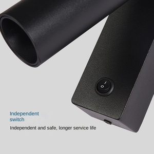 Lámpara LED de pared perforada para dormitorio, luz de <span class=keywords><strong>lectura</strong></span> para cabecera, foco de exposición y pintura - Product Image 4