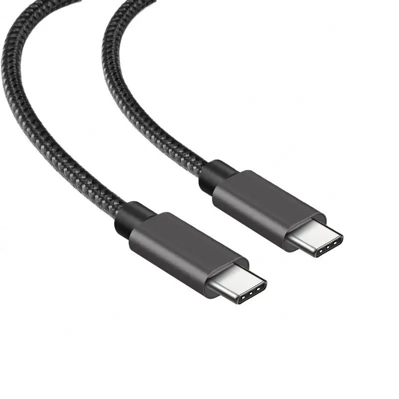 Dropshipping 20V 5A Sbtool Nylon Braided Cord 100W Fast Charging 1m 2m USB C to USB C Cable with e-marker chip