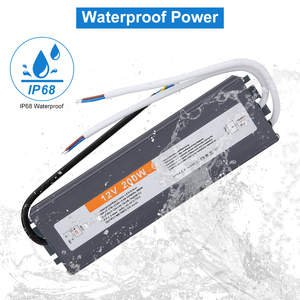Convertisseur de courant ESann 12V 200W AC/DC, alimentation, <span class=keywords><strong>transformateur</strong></span> <span class=keywords><strong>LED</strong></span> pour guirlande lumineuse <span class=keywords><strong>LED</strong></span>, étanche IP67 pour extérieur - Product Image 4