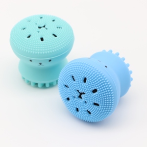 Herramientas de belleza Cuidado del cabello Masaje Cepillo de lavado de cara Champú <span class=keywords><strong>para</strong></span> bebés Cepillo de baño Cepillo de limpieza de silicona - Product Image 4