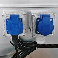 防爆 ATEX IECEX 铝制插头带插座 16A 220V IP66 阻燃防水电源插座