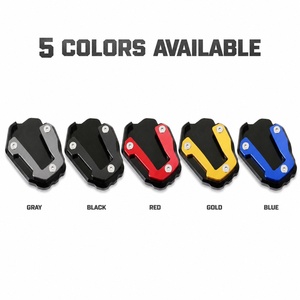 Motorcycle Kickstand Enlarger Side Brace Enlarged Seat Pad CNC Aluminum for <strong>Honda</strong> CRF1100L <strong>Africa</strong> <strong>Twin</strong> 2021 2022 2023 2024 2025 - Product Image 5