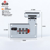 Candado de Combinación de 3 Dígitos de Aleación de Zinc con Placa Fija para Equipaje, Maleta, Joyero, Accesorios de Seguridad Personalizados para Bolsos