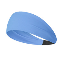 Bandeau en nylon pour hommes et femmes pour le yoga, le fitness, l'entraînement, la course à pied et l'absorption de la sueur.