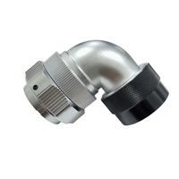 Connecteur industriel d'aviation WEIPU WY48J5TW, type court, 5 broches, IP65, étanche, prise circulaire femelle pour équipement d'automatisation