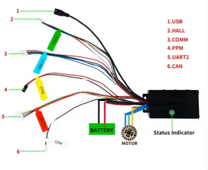 Controlador de Motor sin Escobillas MKS ESC <span class=keywords><strong>75100</strong></span> VESC75 de 100A para Patineta Eléctrica, Bicicleta Eléctrica, <span class=keywords><strong>Flipsky</strong></span> VESC 4.12/6 - Product Image 2