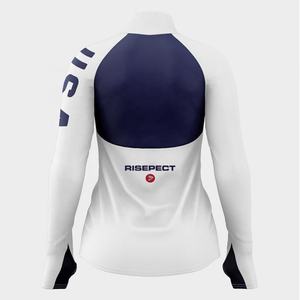 เสื้อแจ็คเก็ตฟลีซซิป 1/4 คุณภาพสูงสำหรับผู้หญิงและผู้ชาย เสื้อสเวตเชิ้ตซิป 1/4 แบบสวมหัว - Product Image 4