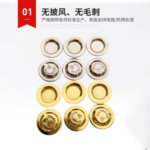 Magnetic <b>Name</b> Badges Round Stainless Steel Pin On Hardware Accessories For Bags Clothing <b>Tags</b> - Product Image 3