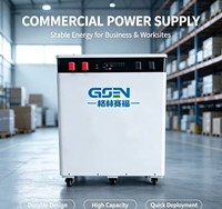 Batterie LiFePO4 tout-en-un à décharge profonde 600 Ah à bas prix, pack 51,2 V 30 kWh pour stockage d'énergie solaire domestique, empilable avec BMS hybride