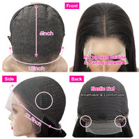 Peluca frontal transparente de cabello humano 13x6 con ondas sueltas profundas, pelucas frontales de encaje con ondas sueltas profundas, peluca con ondas sueltas profundas estilo Ombre