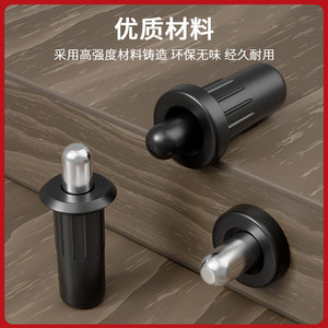 Charnière de meuble à axe central pivotant, grande tête en fer, petite tête en plastique, fixation en surface, design minimaliste, durable - Product Image 3