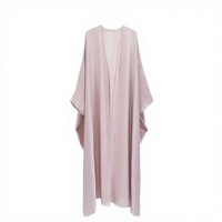 Abaya Papillon pour Femmes Musulmanes, Robe Arabe de Mode Dubaïote, Vêtement Islamique, Kaftan de Luxe en Polyester, Fabricant Grossiste