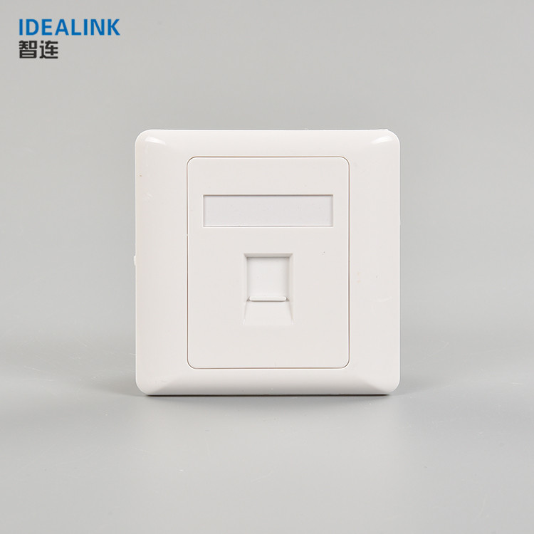 Оптовая продажа с завода, телекоммуникационный Ethernet-кабель, сетевая лицевая пластина с 1 портом