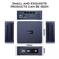 Beelink Mini S Desktop Mini Computer 11th Gen Quad-Core N5095 8G DDR4 RAM 128G 256G SSD RJ45 4K UHD Dual HDMI for Home/ Office