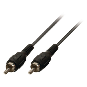 Cable de audio Rca macho a Rca macho de 1.00 m negro - Product Image 1