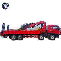 Camion grue HOWO à charge lourde, grue montée sur camion professionnelle pour les travaux de transport longue distance et de levage