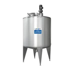 Tangki pencampur baja tahan karat 100L Mixer Agitator bawah baja tahan karat/mesin pengaduk industri/tangki pencampur pengaduk