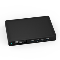 Chargeur GaN ultra-fin 560W QC PD 100W à charge rapide 5C3A, station d'alimentation portable multiport Type C avec câble rétractable 100W