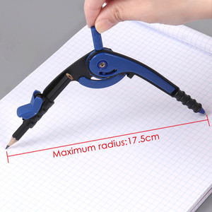 Compasso Matematico in Plastica per Disegnare Cerchi fino a 13,8 Pollici di Diametro con Design Portapenna, Consegna Rapida, Sicuro e Affidabile - Product Image 2