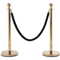 Barrières de sécurité de corde de poteau de contrôle de foule de prix usine avec la corde de velours pour la cérémonie de fête d'hôtels Clubs de théâtres