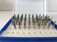 Haute qualité 3.175mm tungstène acier gravure Endmill ODM/OEM PCB fraise Circuit imprimé maïs grossier fraise