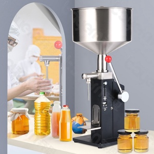 Vertical Manual Juice Ketchup Honey Milk Packing Machine Package Filler Liquid Cream Paste Cosmetic Bottle Filling Machine - Product Image 1