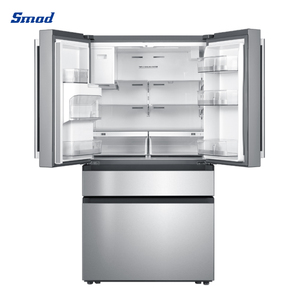 Réfrigérateur à portes françaises en acier inoxydable Smad avec distributeur d'eau et machine à glaçons - Product Image 5