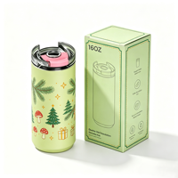 Gobelet isotherme en acier à double paroi avec logo gravé sur mesure, 16 oz et 20 oz, revêtement poudré, tasse de voyage, sans BPA, anti-transpiration
