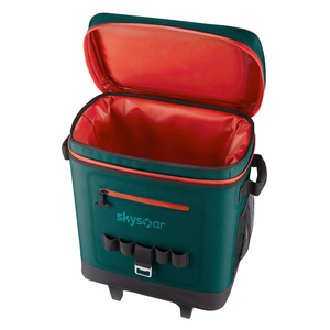 Fábrica grande moda duradera alta calidad impermeable comida almuerzo <span class=keywords><strong>Pinnic</strong></span> cerveza carrito soldado bolsa térmica con ruedas - Product Image 4