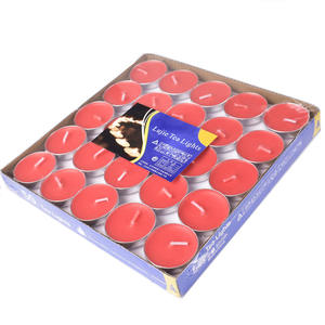 Lilin lampu teh buatan tangan tanpa aroma 2 jam 4 jam tanpa asap lilin tanaman romantis silinder 50 buah Ulang Tahun Hotel - Product Image 6