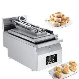 Easy Operation Portable Fried Dumpling Machine Manual Fryer Electrical Automatic Dumpling Gyoza Frying Machine