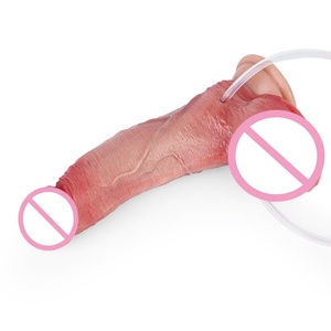 ORALSX Inflatable Squirting <b>Dildo</b> Silicone Realistic Penis Fantasy Ejaculation <b>Dildo</b> Wholesale Female Masturbator Adult Sex Toys - Product Image 2