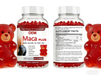 Gummies OEM/ODM pour l'amélioration des fesses, Gummies à la Maca pour l'agrandissement des fesses et des hanches, Soutien à l'amélioration masculine, Gummies personnalisés