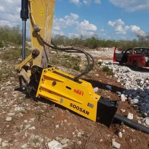 Caja de martillos hidráulicos SB 81 de alta calidad, 18-26 toneladas para excavadoras pesadas, nueva condición con excelente Motor de demolición - Product Image 1