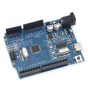 บอร์ดพัฒนา Uno R3 โมดูลไมโครคอนโทรลเลอร์ Atmega328P อินเทอร์เฟซประเภทซี 67x54 มม. ใช้งานร่วมกับอาร์ดูโน่ได้ - Product Image 3