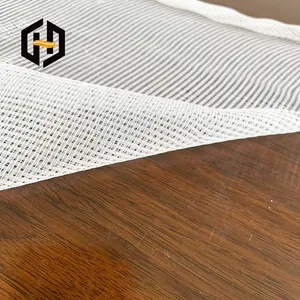 White cotton mesh scrim gauze tricot backing fabric composite for duct tape