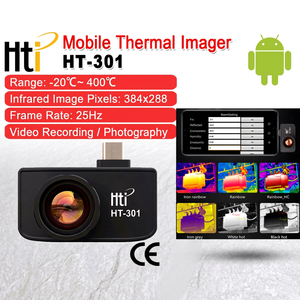 GOYOJO HT-301 กล้องถ่ายภาพความร้อนอินฟราเรด 384x288 กล้องถ่ายภาพโทรศัพท์มือถือเครื่องวัดอุณหภูมิอุปกรณ์แอนดรอยด์ Type-C -20C~400C - Product Image 1