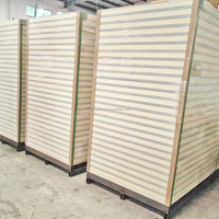 Paneles Compuestos Multicapa para Pared, Aislantes, de Plástico Reforzado con Fibra de Vidrio (FRP), con Núcleo de Espuma de PU y Núcleo de Panal de PP