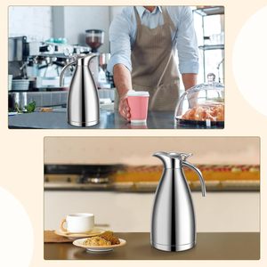 Termo Clásico Europeo de Acero Inoxidable de 1.5L con Doble Pared y Aislamiento al Vacío para Café y Té, Ideal para Camping, Ecológico - Product Image 2