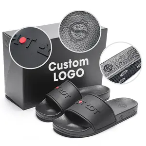 Designer Unisex Slippers For Men Custom Logo Slides With Custom Blank Slippers Footwear Women Slides Custom Men Slides With Logo
