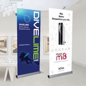Advertising Banner Backdrop Stand Banner for <b>Roll</b> up Retractable Banner Modern - Product Image 1