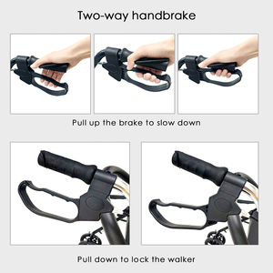 Andador con Ruedas <span class=keywords><strong>de</strong></span> Aluminio para Exteriores Senyang, Andador y Rollator al por Mayor para Personas Mayores y Obesas - Product Image 3