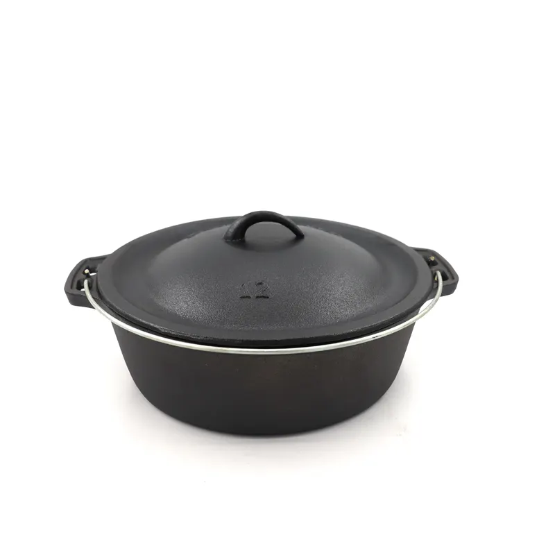 OEM 무거운 의무 주철 냄비 조리기구 세트 고품질 프라이팬 nonstick 팬