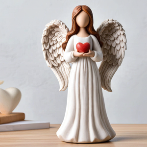 Home Decoração Anjo Estátua Artesanato Anjo Estatueta para Presentes Mãe Resina Anjo Escultura Figura - Product Image 4