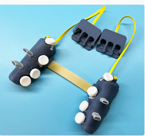 DIY 3D gedruckt Mobile PUBG Game <span class=keywords><strong>Controller</strong></span> Pad Tablet 6 Fingers piel Joystick Griff Gamepad Trigger Pulse Shooting Free Fire - Product Image 4