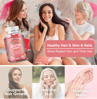 Gummies de biotine en gros pour OEM – Complément naturel de vitamines pour la santé des cheveux, de la peau et des ongles – Complément de kératine, collagène et biotine