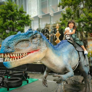Alışveriş Merkezleri İçin En Popüler Raptor Binilebilir Dinozor Ekipmanı Gerçekçi Dinozor - Product Image 2