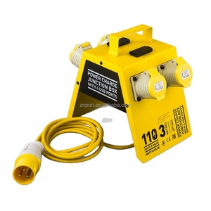 Znpon Typ j301 4 cách 110V Splitter phân phối điện phí hộp nối với 5m cáp 4 cổng USB - Product Image 4