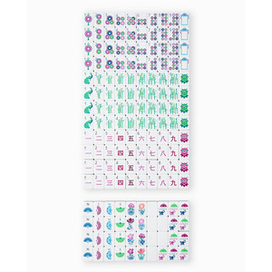 Custom Luxury Foldable Layered <b>Mahjong</b> <b>Set</b> UV Printed Engraved Purple Travel Eco-Friendly 4-Layer Acrylic Durable Entertainment - Product Image 4